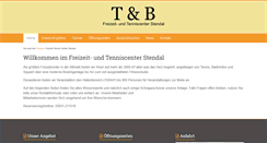 Desktop Screenshot of freizeitcenter-stendal.de